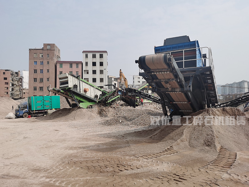 儋州建筑垃圾粉碎机出租 流动碎石机 欧版反击破价格